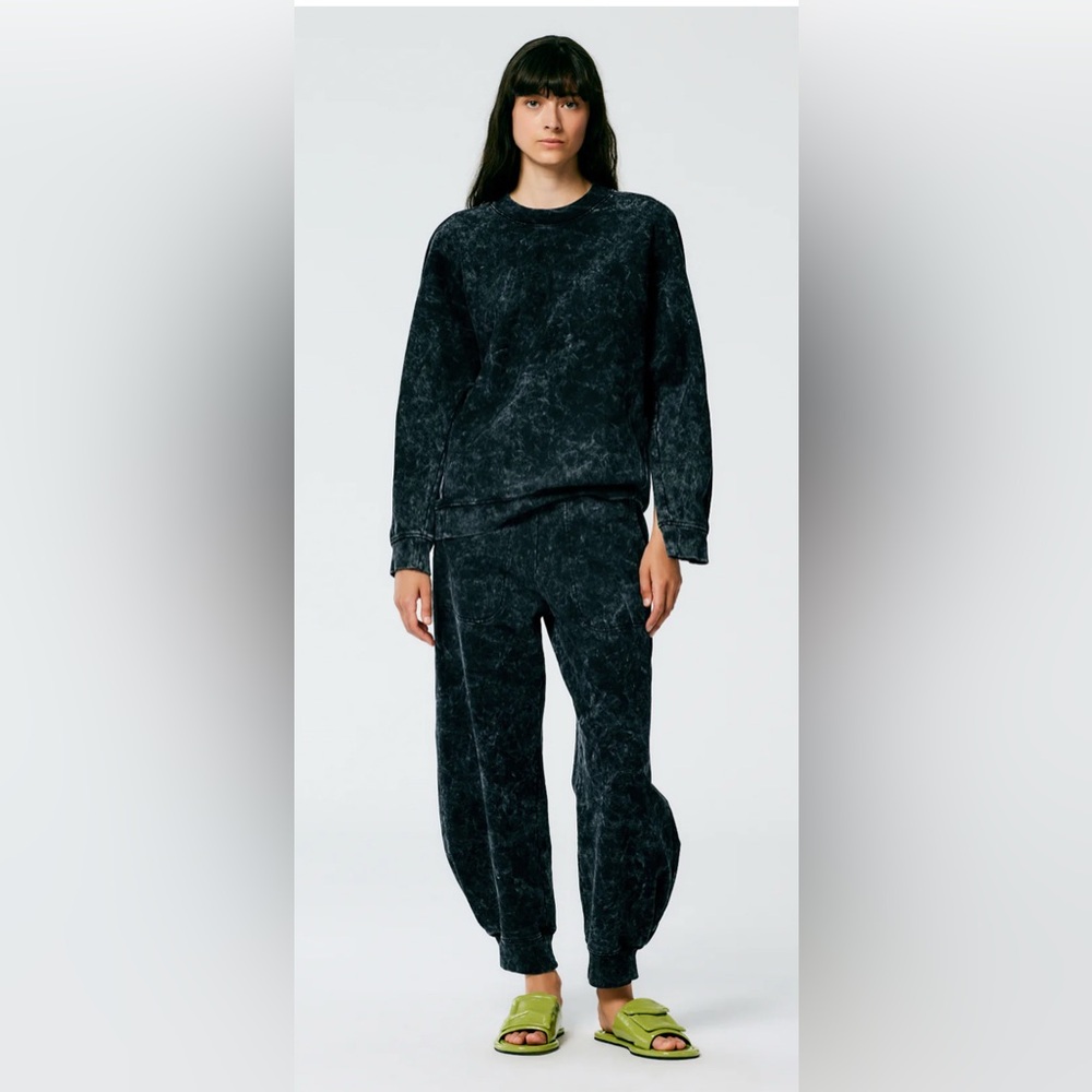 Tibi acid wash Calder pants